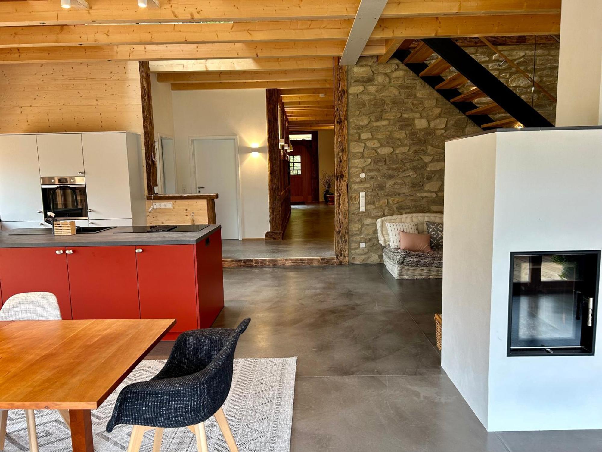 Ferienwohnung Im Loft-Style Mit Sauna Im Historischen Schwarzwaldhof Simonswald Eksteriør bilde