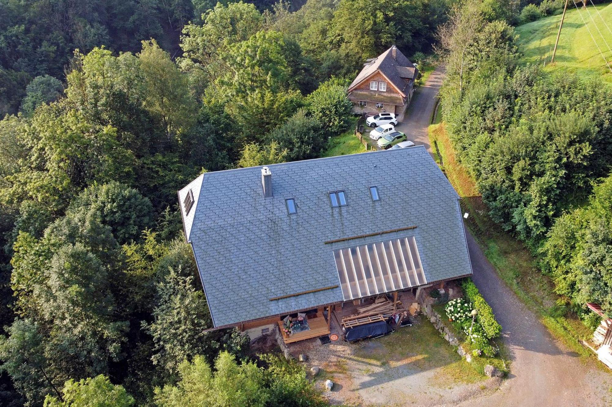 Ferienwohnung Im Loft-Style Mit Sauna Im Historischen Schwarzwaldhof Simonswald Eksteriør bilde