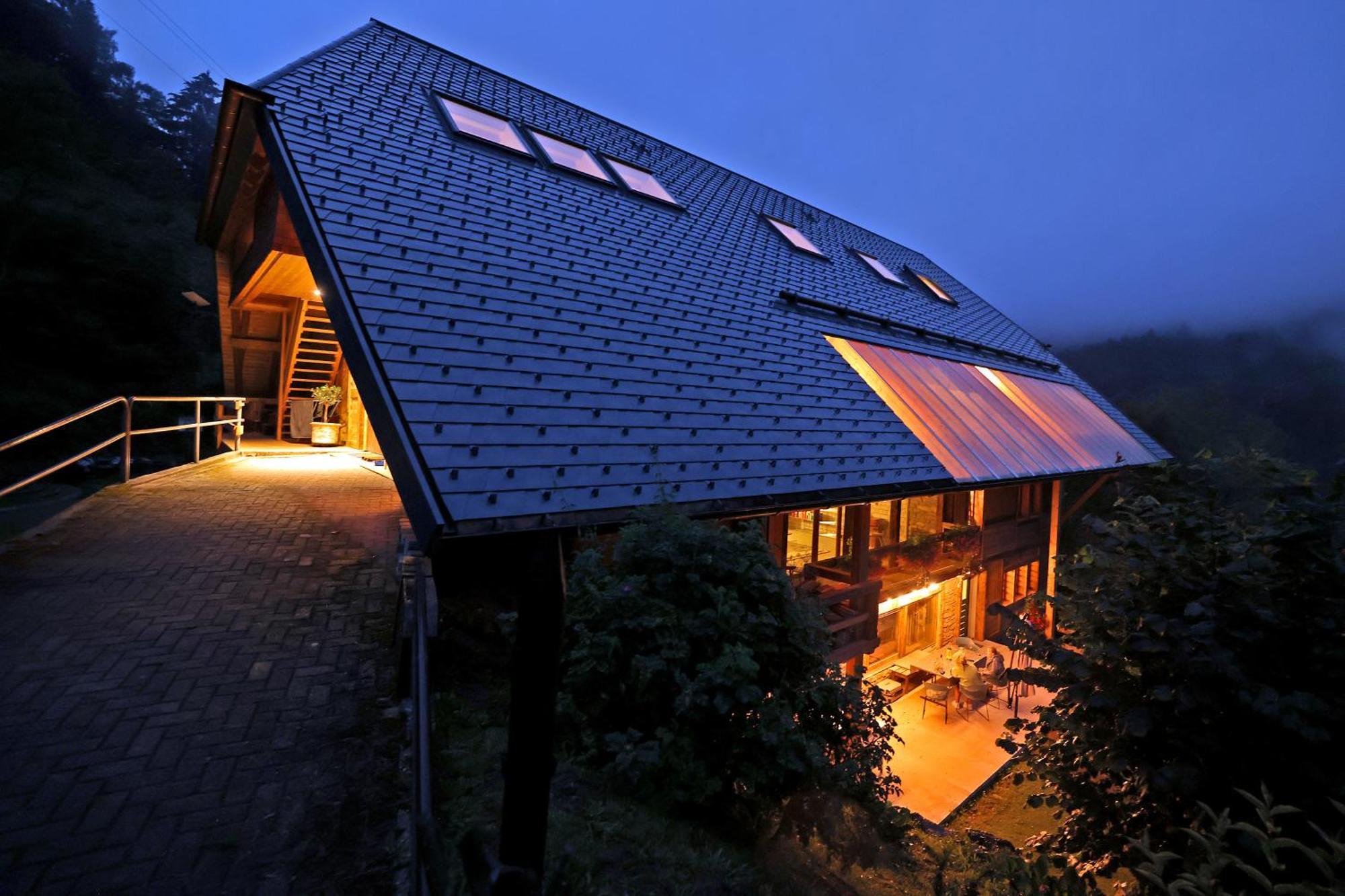 Ferienwohnung Im Loft-Style Mit Sauna Im Historischen Schwarzwaldhof Simonswald Eksteriør bilde